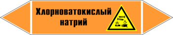 Маркировка трубопровода "хлорноватокислый натрий" (k10, пленка, 126х26 мм)" - Маркировка трубопроводов - Маркировки трубопроводов "КИСЛОТА" - магазин "Охрана труда и Техника безопасности"